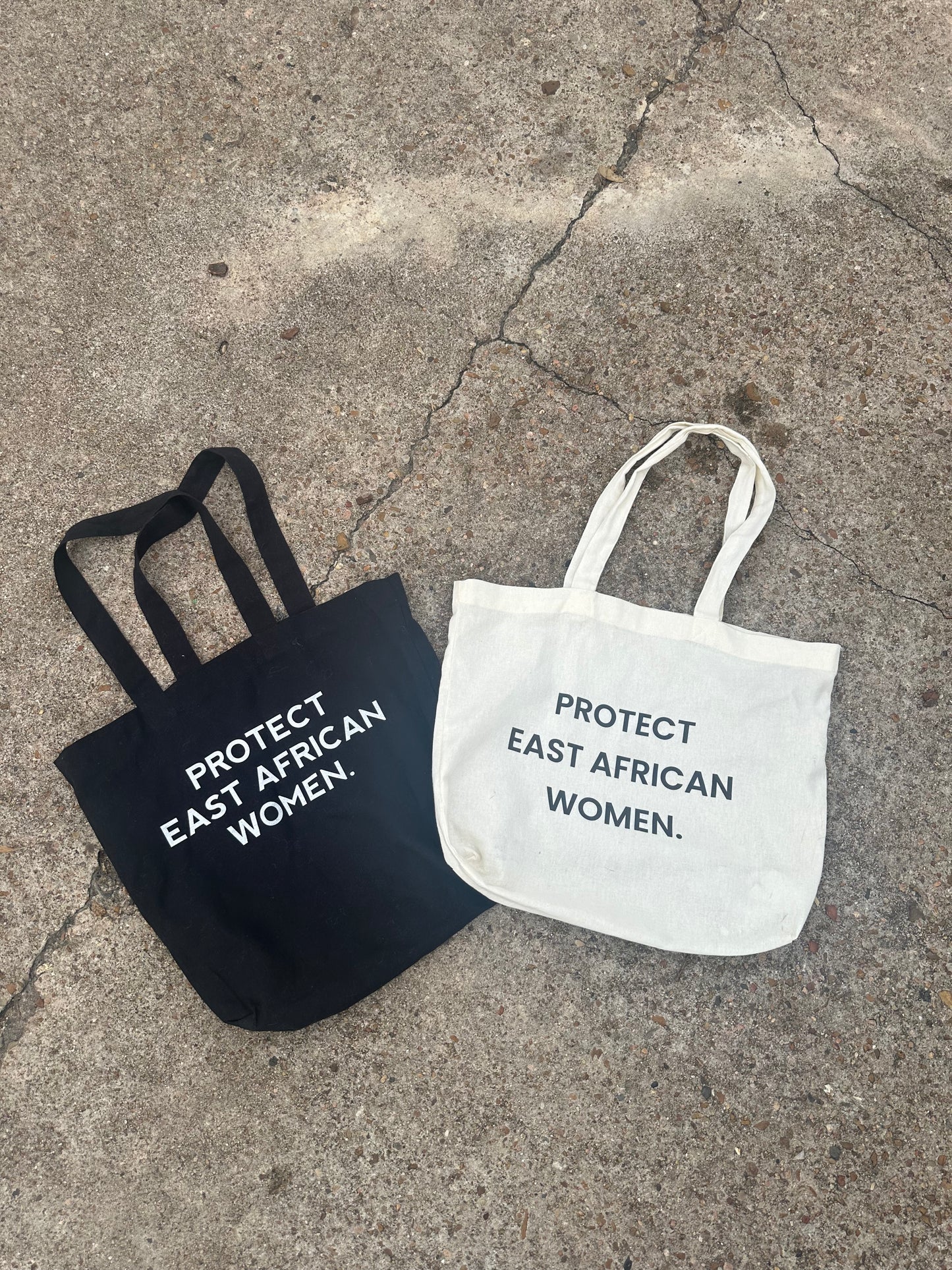 “PROTECT EAST AFRICAN WOMEN” Tote Bags